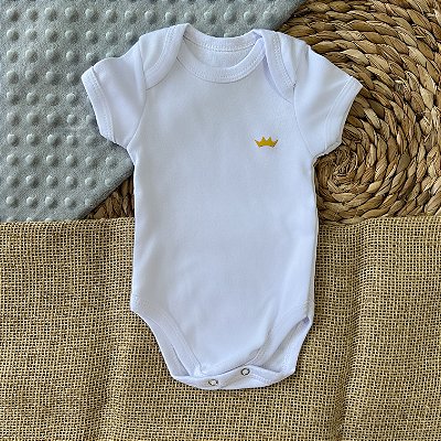 Kit 2 Body Suedine Liso Manga Curta