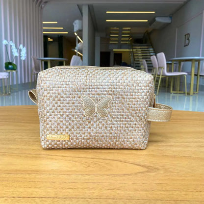 Kit Baby 4 Personalizado - Palha Ouro | Borboleta