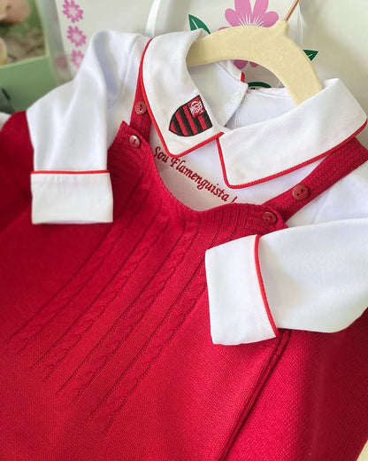 PROMOÇÃO Kit Saída Maternidade TIME FAVORITO Completa  - Veste Até 4 Meses (Menino)