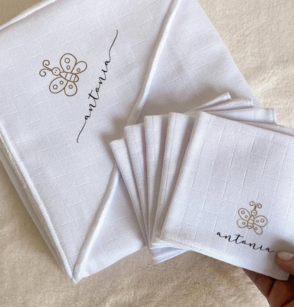 Kit de Fraldinha Completo e Personalizado 20 Peças | Nome do Bebê Personalizado