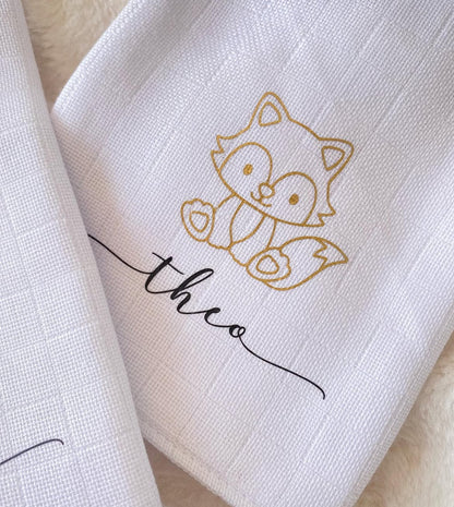 Kit de Fraldinha Completo e Personalizado com Nome do Bebê | 10 Peças Personalizadas