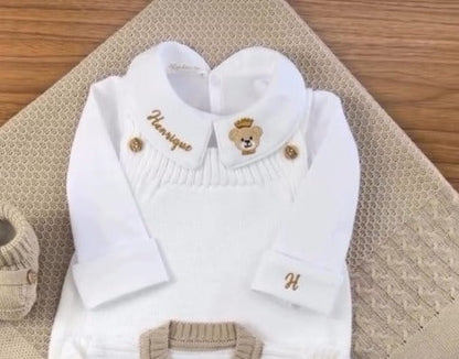 Kit Saída Maternidade Personalizável Completa Henrique | Personalize Com o Nome do Seu Príncipe