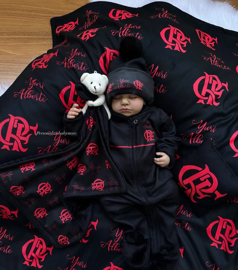 Kit Saída Maternidade Flamengo – Personalizado