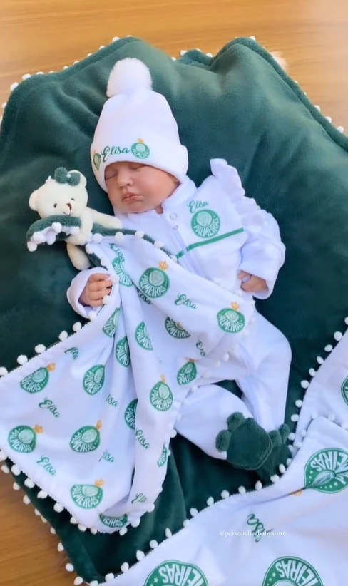 Kit Saída Maternidade Palmeiras – Personalizado